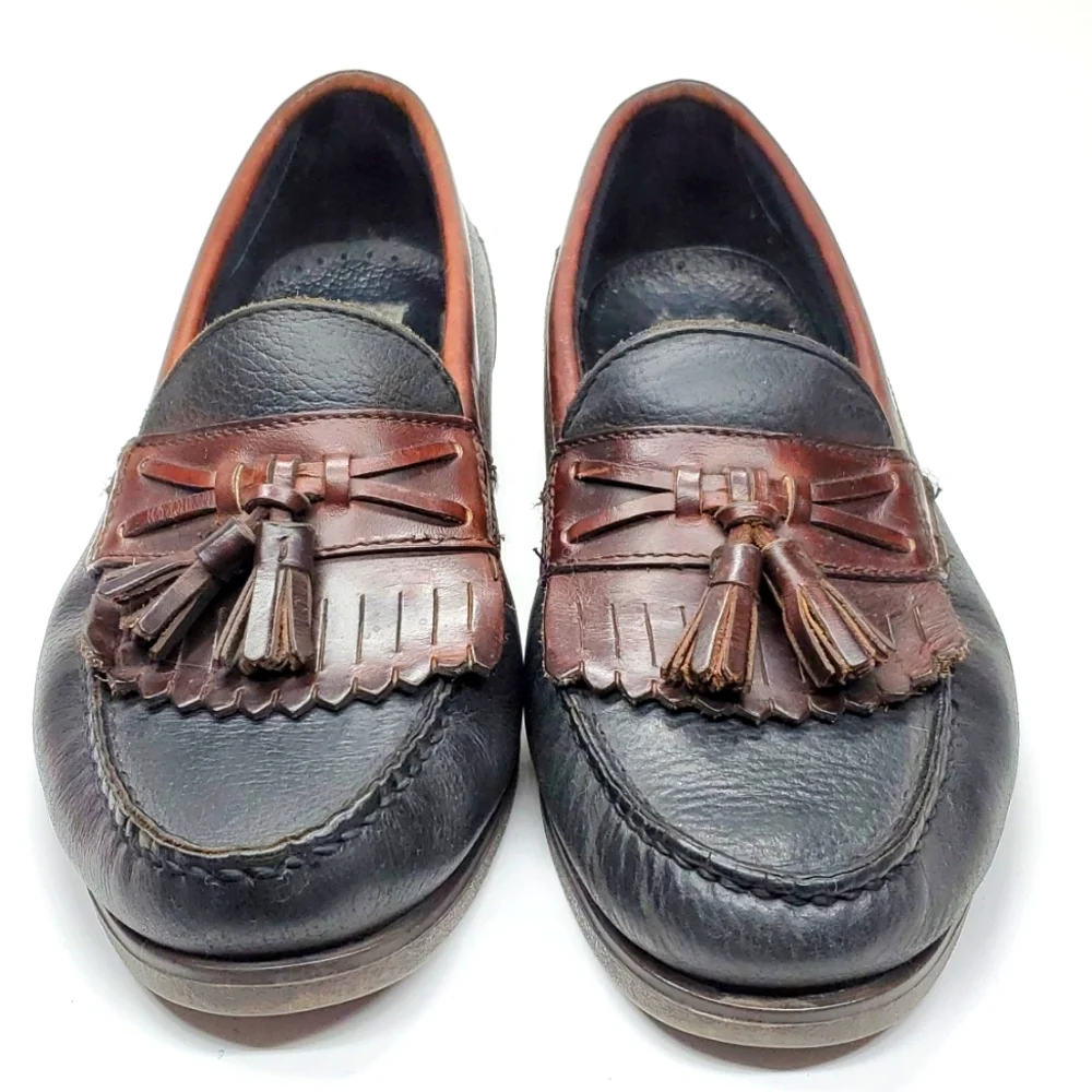 FREEMAN DDF Bert Leather Tassle Loafers EUC